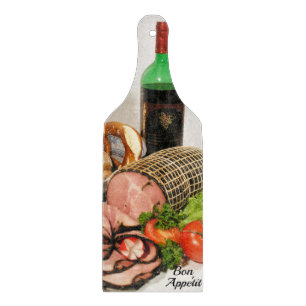 Bon Appetite Vin & Cheese Bra Food Glass Paddle