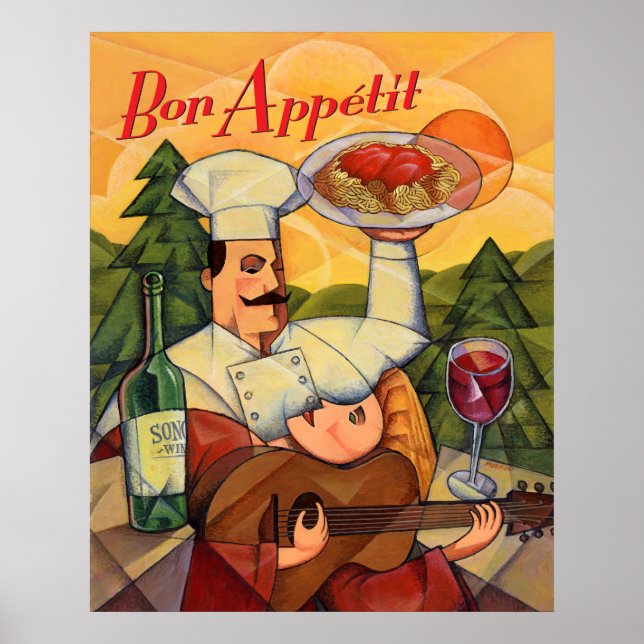 Bon Apptit Poster (Framsidan)