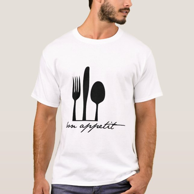 Bon aptit t shirt (Framsida)