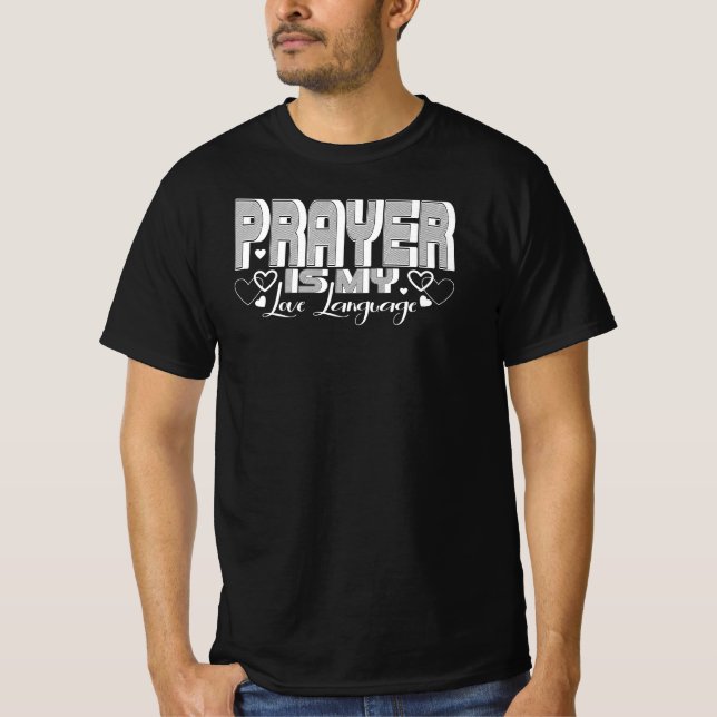 Bön är mitt kärleksspråk t shirt (Framsida)