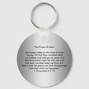 Bön av Jabez Keychain Nyckelring