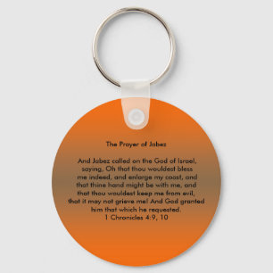 Bön av Jabez Keychain Nyckelring
