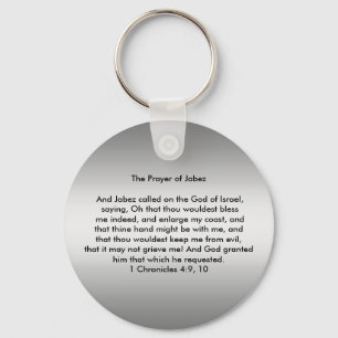 Bön av Jabez Keychain Nyckelring