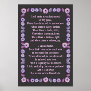 BÖN AV ST FRANCIS POSTER