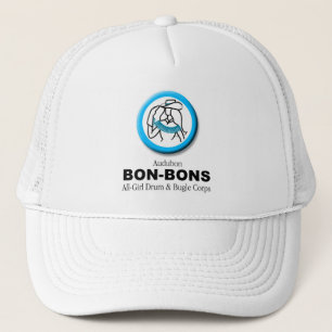 Bon-Bon lock i vit med logotypen Keps