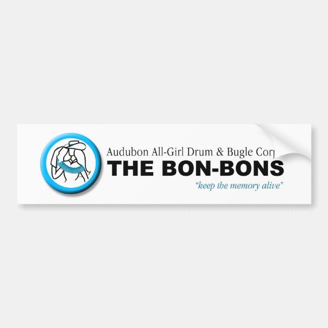 'Bon Bons' Bildtext Bildekal (Framsidan)