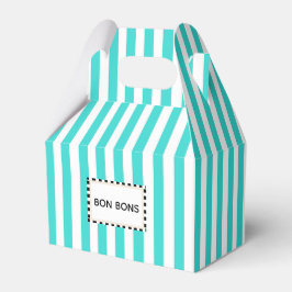 Bon Bons Blue Stripe Presentaskar