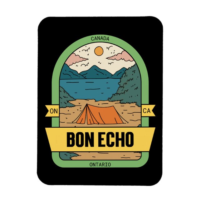 Bon Echo Canada Souvenir Magnet (Vertikal)