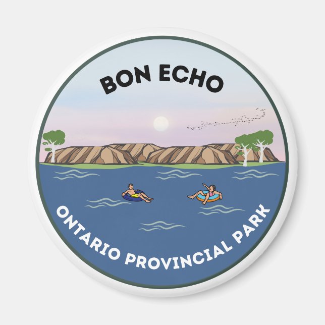 Bon Echo Ontario Provinspark Magnet (Framsidan)