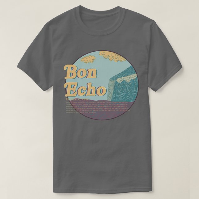 Bon Echo Ontario Provinspark T Shirt (Design framsida)