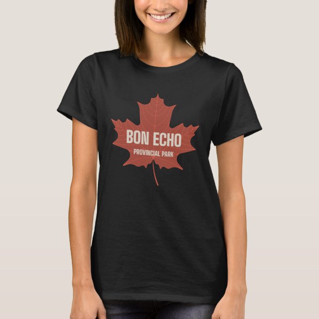 Bon Echo Provincial Park Ontario Canada L T Shirt (Framsida)