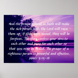 bön erbjuden i religiös bibel verse sunset poster