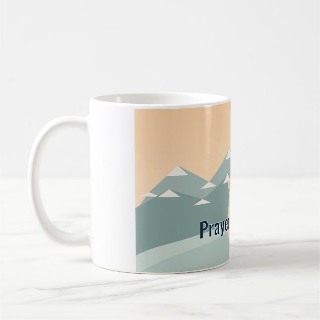 Bön för Nepal Kaffe Mugg (Vänster)