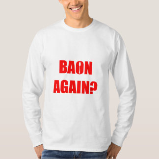 Bon igen? Röd text Unisex-Långärmad T Shirt