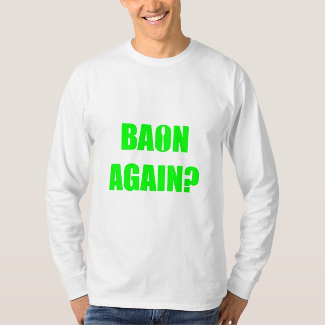 Bon igen? Unisex-Långärmad för grönt T Shirt (Framsida)