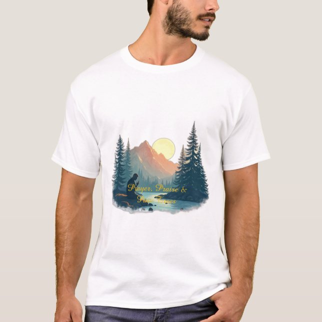 Bön, Lovsång & Tallar T Shirt (Framsida)