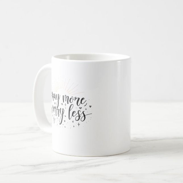 Bön Mera Oro Mindre Mugg (Framsida vänster)