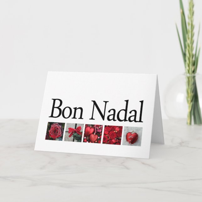 bon nadal catalan christmas helgkort (Framsida)