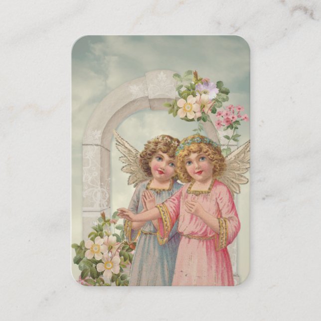 Bön till mitt skyddsängelheligakort visitkort (Framsida)