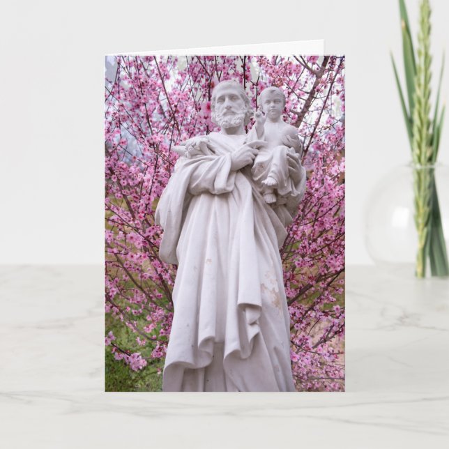 Bön till St Joseph (bönen över 1900 gammala år) Kort (Framsida)