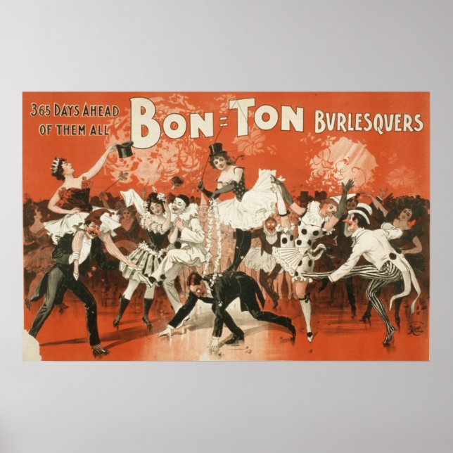 Bon Ton Burlesquers 365 dagar före alla Poster (Framsidan)