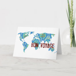 Bon Voyage | Bohemiskt patenterat världskartor Kort