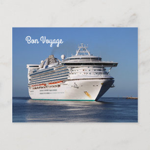 Bon Voyage: Golden Princess-frakt Vykort