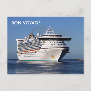 Bon Voyage: Golden Princess-frakt Vykort