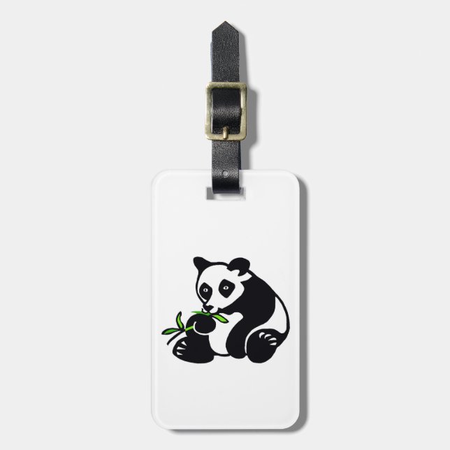Bon Voyage! - Grafiskt PANDA Bear - Bevarande Bagagebricka (Vertikal Framsida)