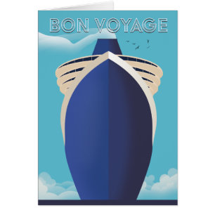 Bon Voyage Hälsningskort
