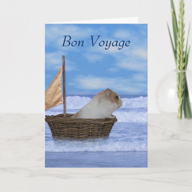 Bon Voyage-hälsningskort Kort (Framsida)