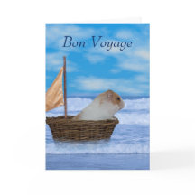Bon Voyage-hälsningskort