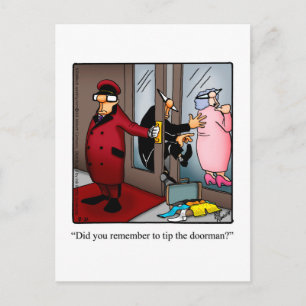 Bon Voyage Humor vykort