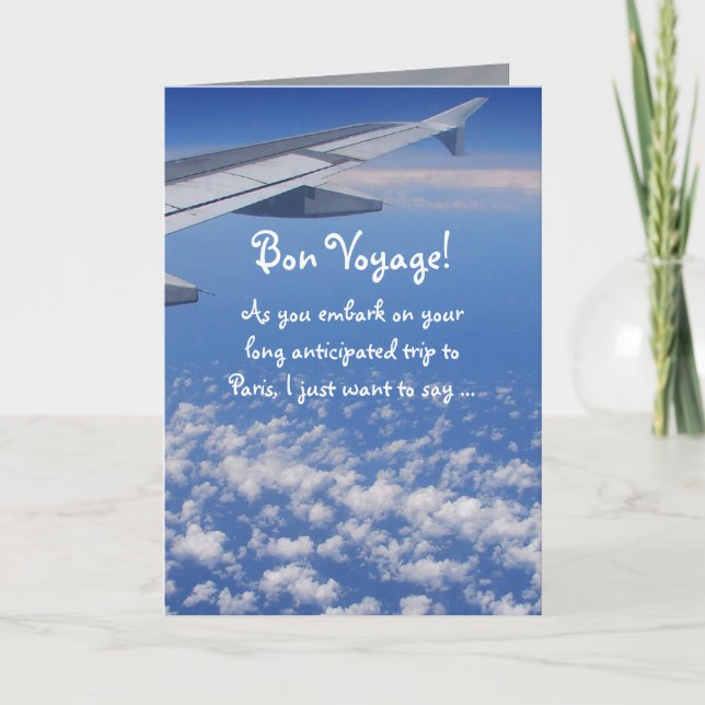 Bon Voyage! Kort (Framsida)