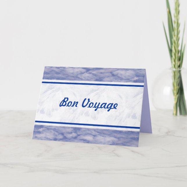 Bon Voyage Kort (Framsida)