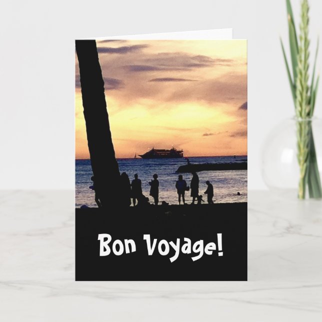 Bon Voyage! Kort (Framsida)