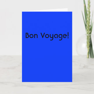Bon Voyage! Kort