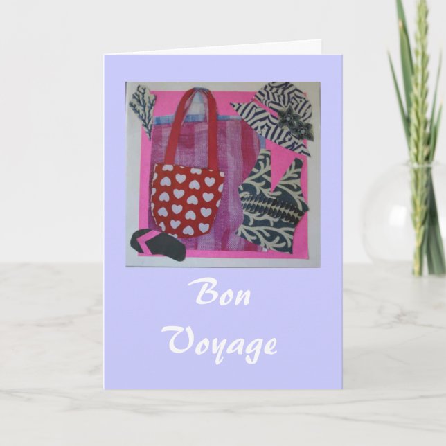 Bon Voyage-kort Helgkort (Framsida)