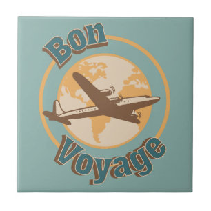 Bon Voyage Låt oss resa med världsdesignen Kakelplatta