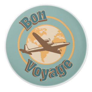 Bon Voyage Låt oss resa med världsdesignen Knopp