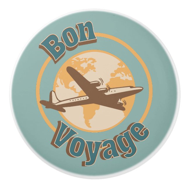 Bon Voyage Låt oss resa med världsdesignen Knopp (Framsidan)