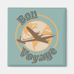 Bon Voyage Låt oss resa med världsdesignen Magnet