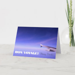 Bon Voyage Lycklig Travel Önskemål Kort