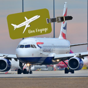 Bon Voyage, Modern Flygplan i flygplatsresor Bagagebricka