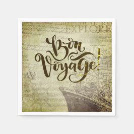Bon Voyage Pappra Party Napkins Pappersservett