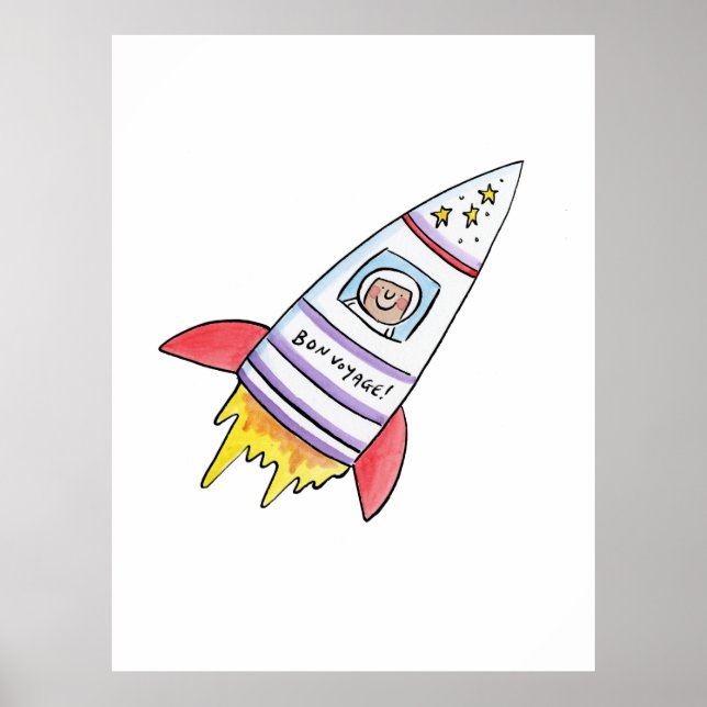 Bon Voyage Poster (Framsidan)
