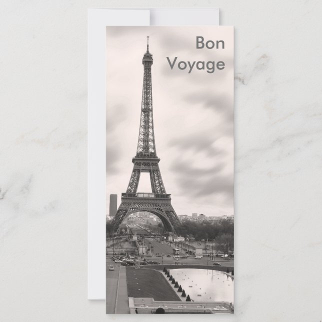 Bon Voyage Rack Card (Framsida)