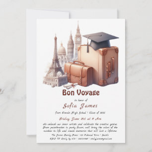 Bon Voyage Studenten - en färglös farväl till Suc Inbjudningar