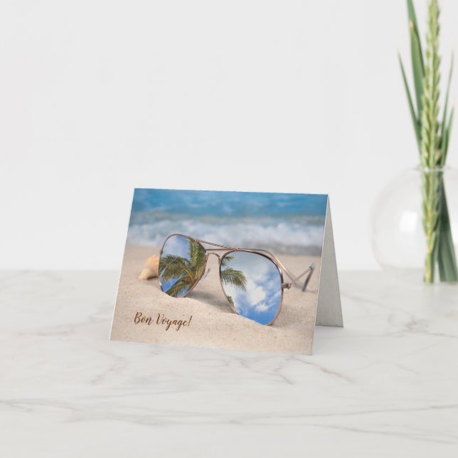 Bon Voyage Sunglass i sand Kort (Framsida)