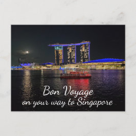 Bon Voyage - till Singapore Marina Bay Sands Vykort
